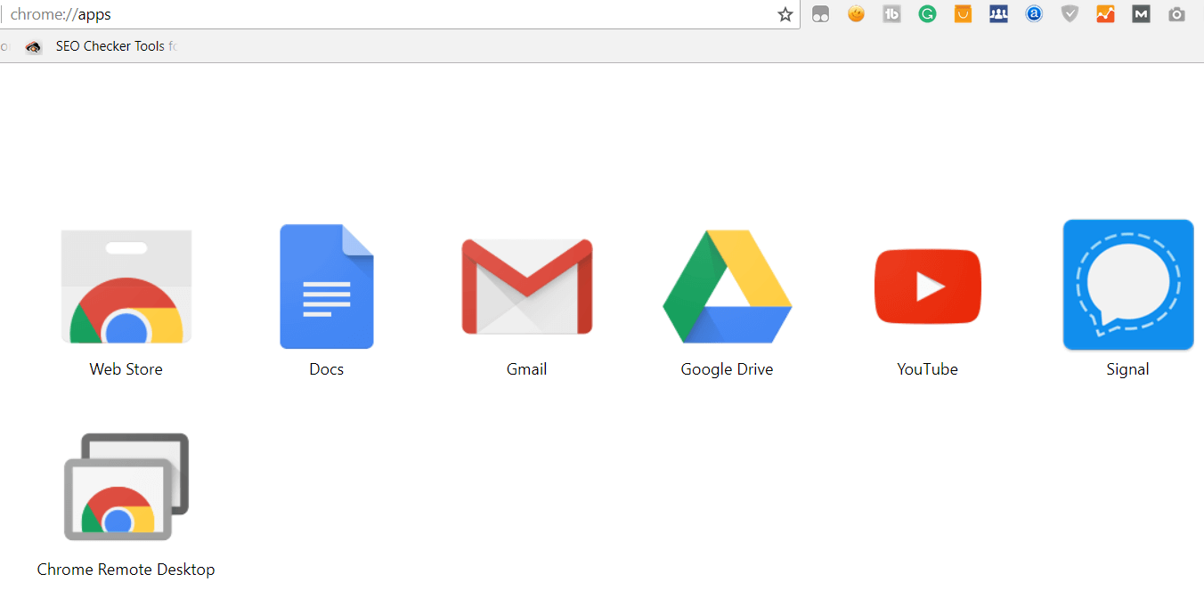 Google Chrome - Apps