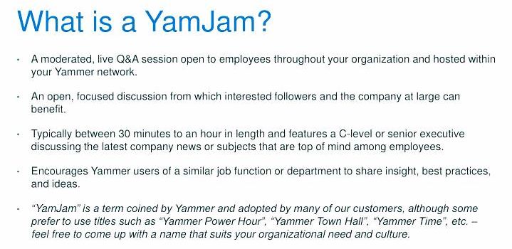 What Is YamJam