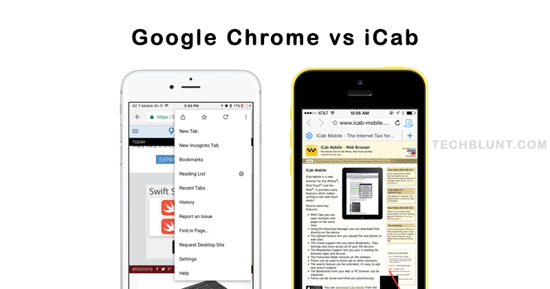 Google Chrome vs iCab: Which one is the best iOS browser