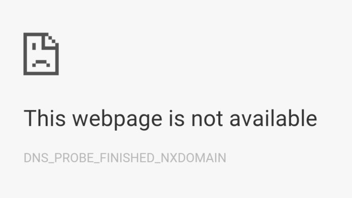 Fix Error DNS_PROBE_FINISHED_NXDOMAIN in Google Chrome