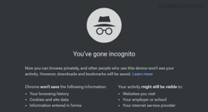 disable google chrome incognito windows 10