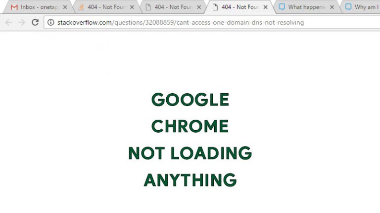 Google Chrome Not Loading Anything: How To Fix? [Step-by-Step Guide]